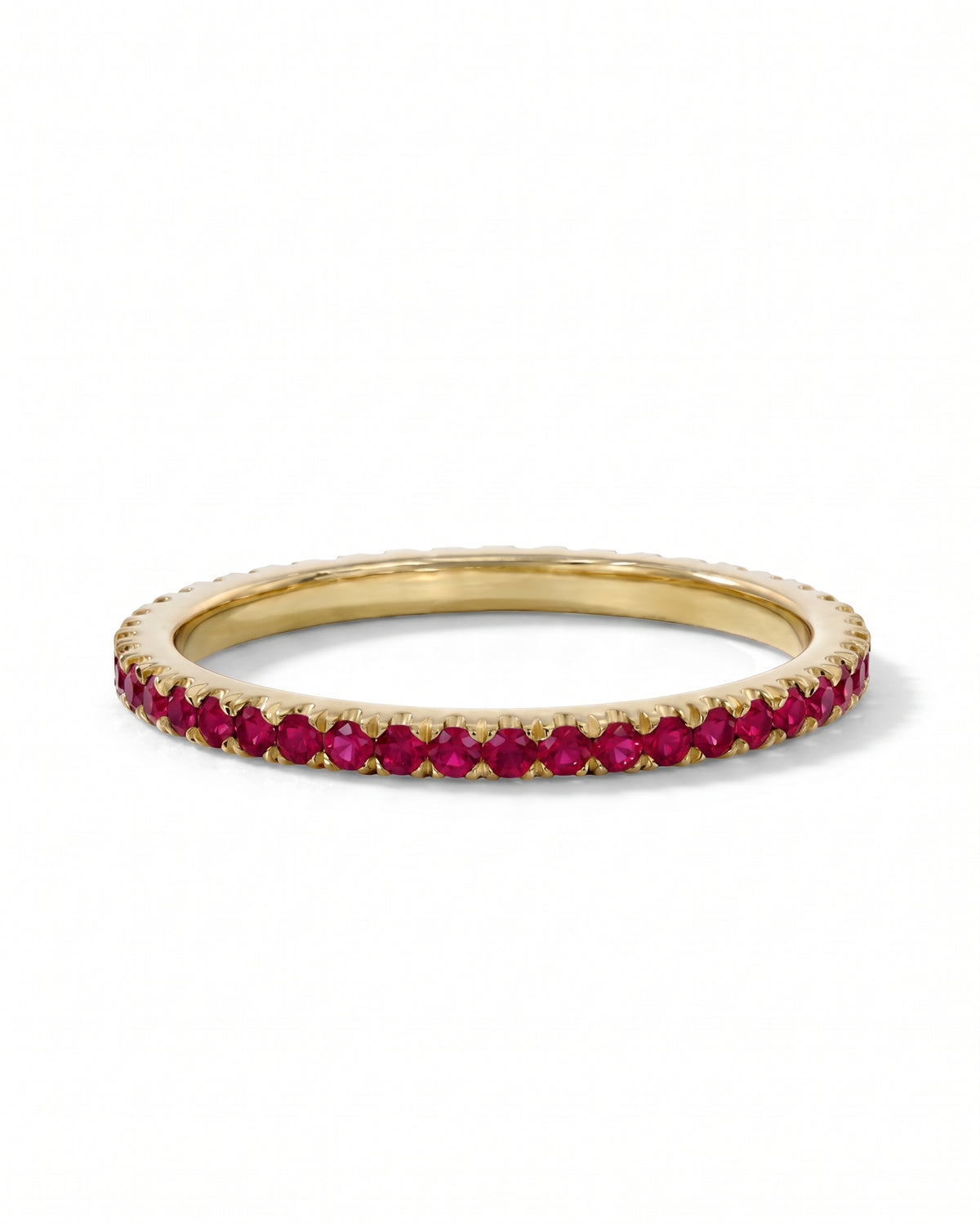 Eternity Gold Ring Ruby
