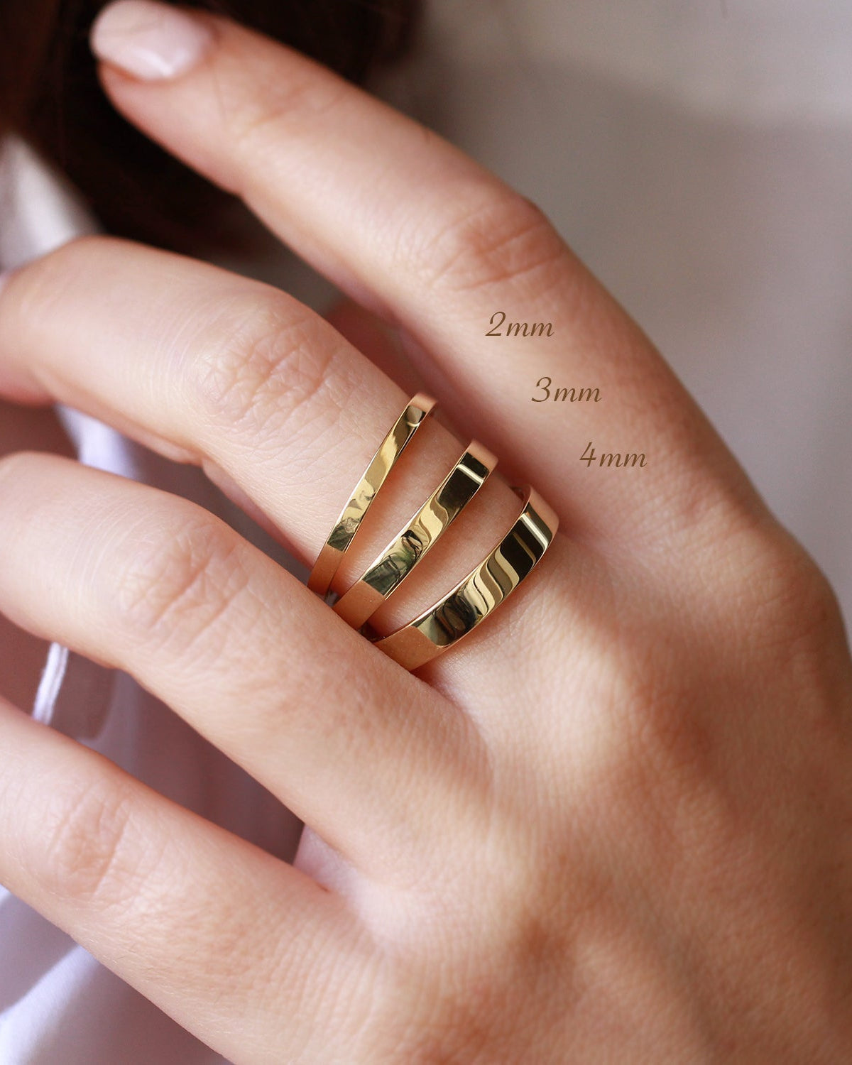 Frankie Gold Wedding Band - 2mm