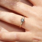 Emily Ring With Grey Diamond
