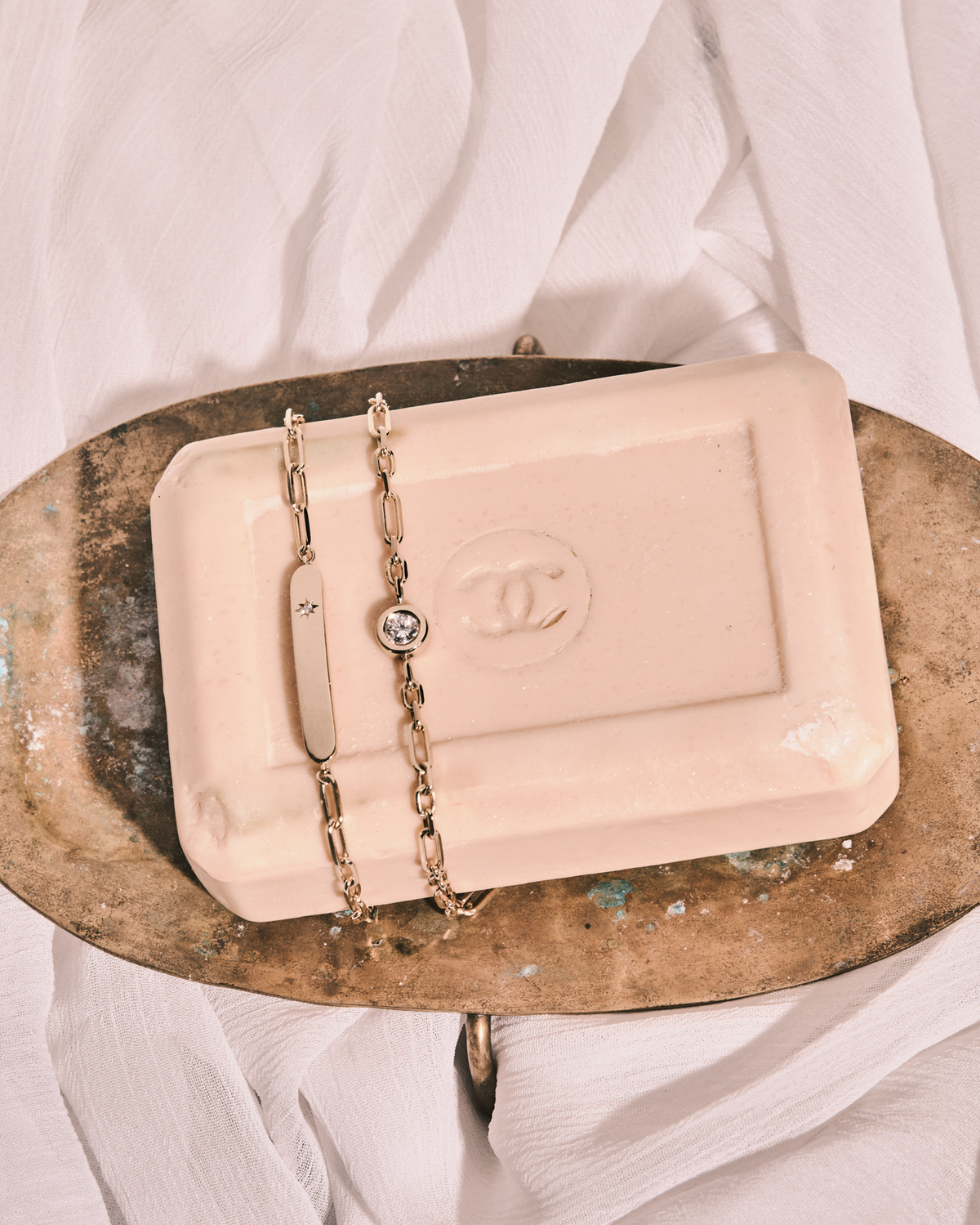 Tres Bracelet With White Diamond