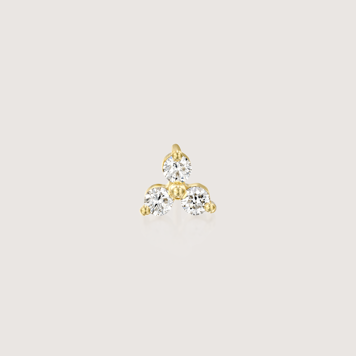 Grace Earring With White Diamonds