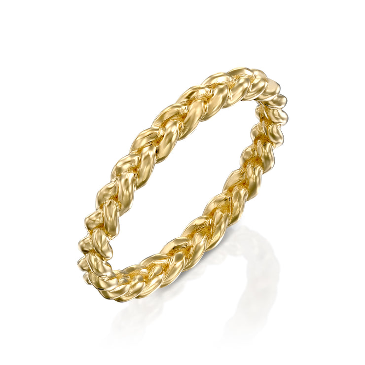 Braided Gold Ring