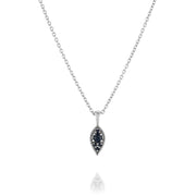 Jane Gold Necklace Black Diamond