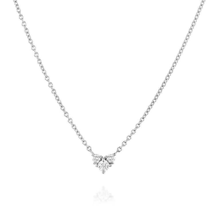 Tatiana Gold Necklace White Diamonds