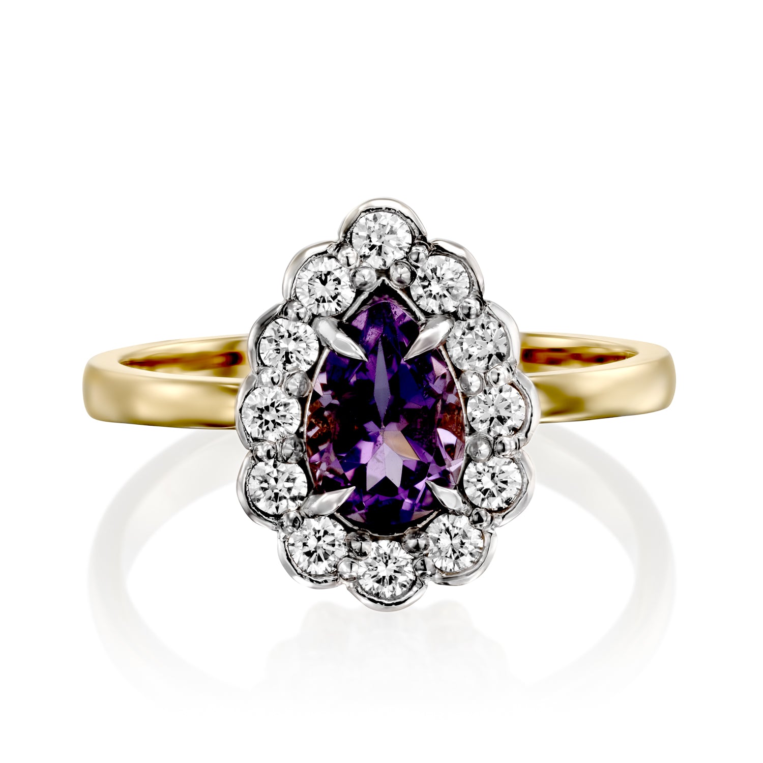 Marie Antoinette Ring With Amethyst