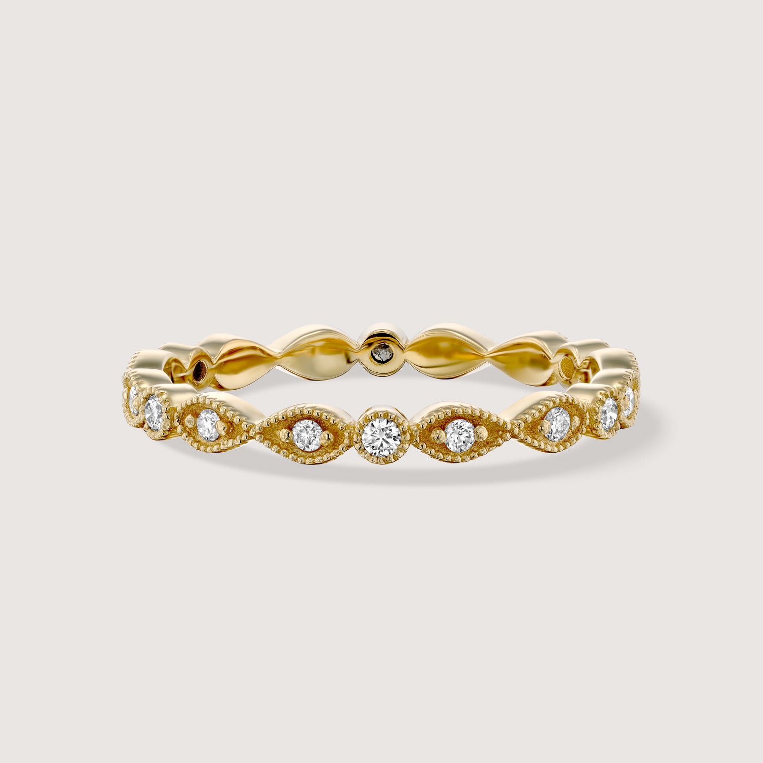 Isabelle Gold Ring Diamonds