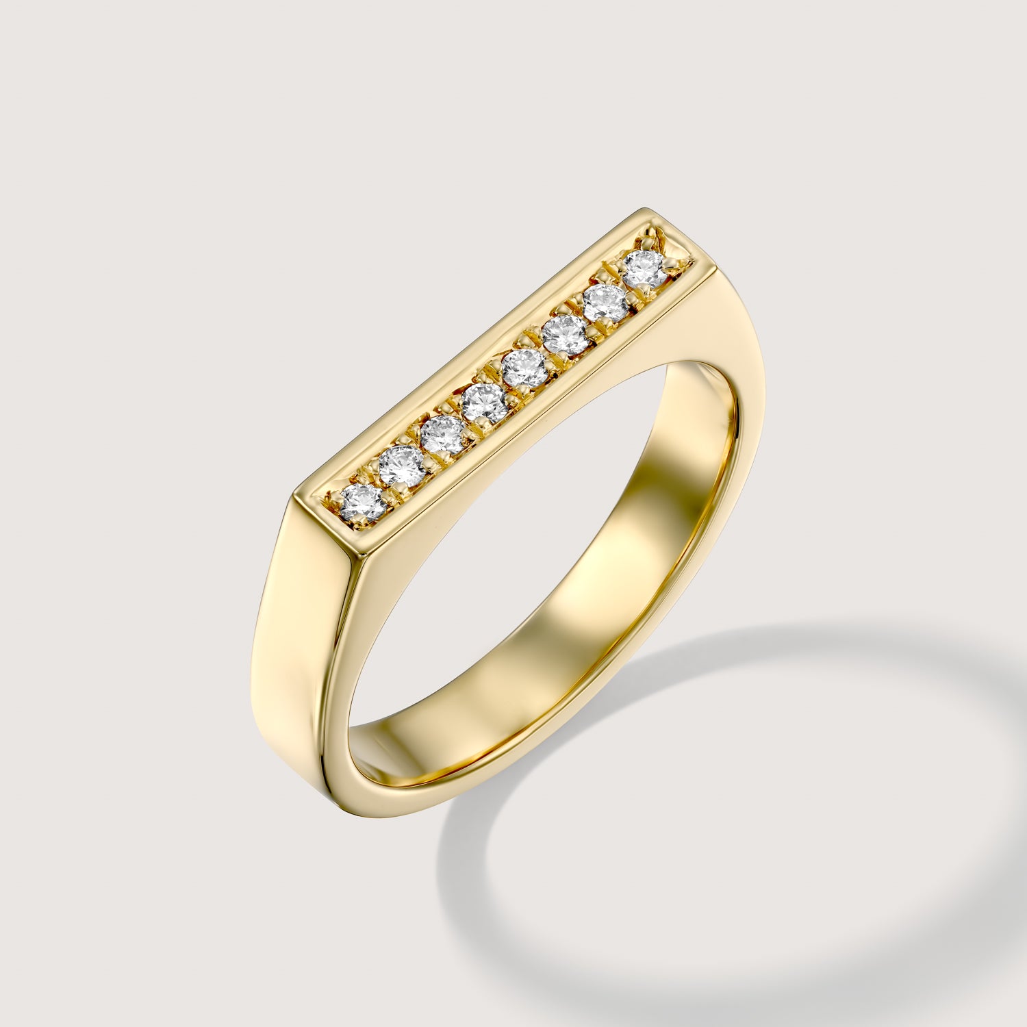 Charlotte White Gold Ring White Diamonds