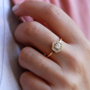 Amy Gold Ring 3.5mm Diamond