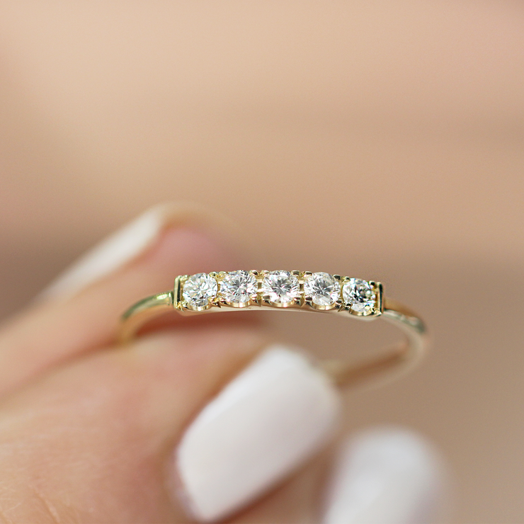 Candy Gold Ring White Diamonds