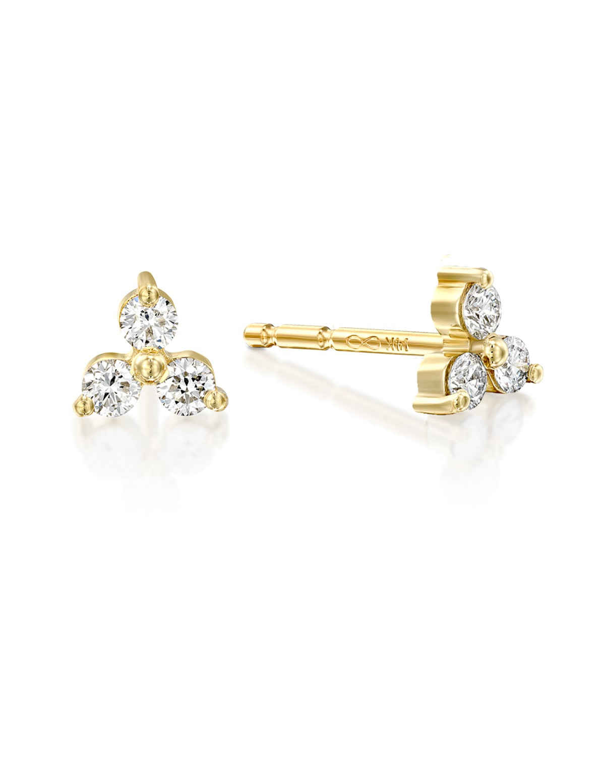 Mini Grace Earring With White Diamonds