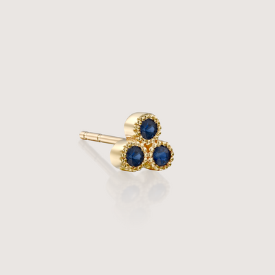 Henrietta Gold Earring Sapphire