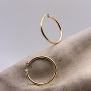 Brandy Gold Hoop Earring 35 mm