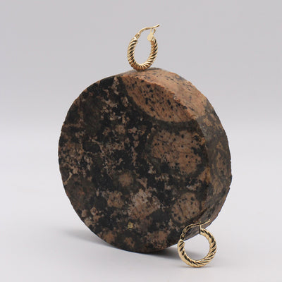 Corrie Gold Hoop Earring 16 mm