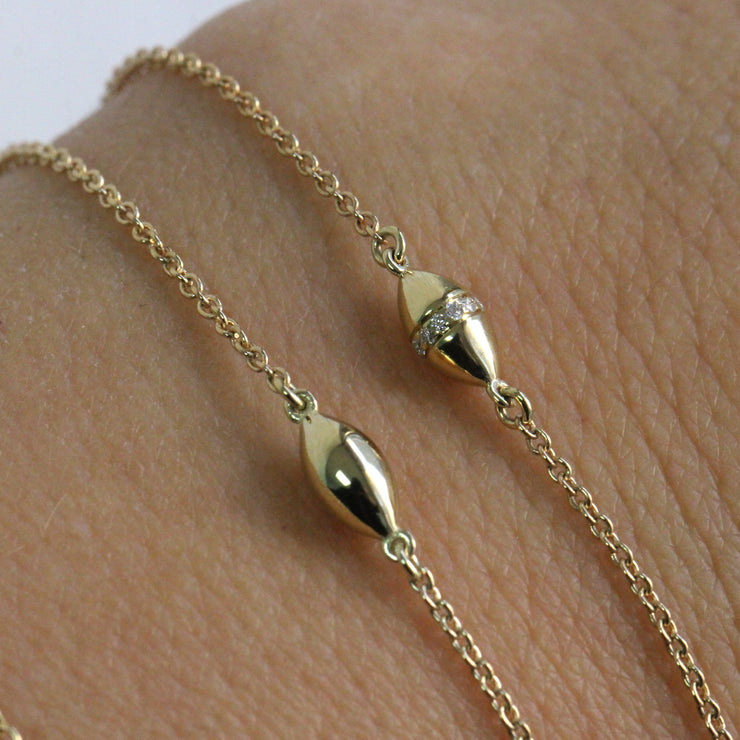 Coco Encrusted Bracelet White Diamonds