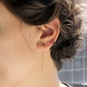 Noni Black Diamond Earring