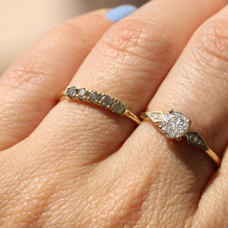 Candy Ring Gray Diamonds