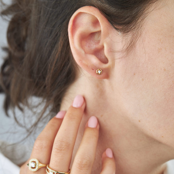 Earring 15 - White Diamond