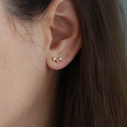 Frida White & Gray Diamond Earring