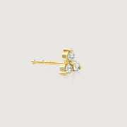 Grace Earring With White Diamonds
