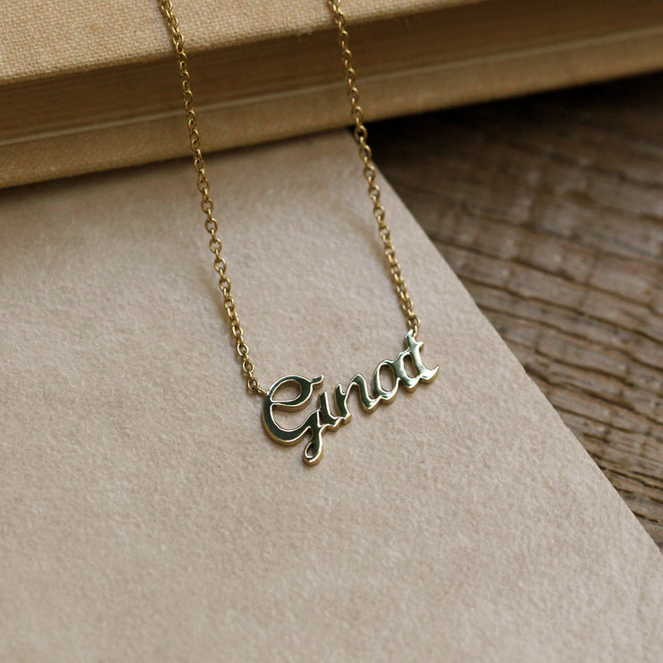 English Name Necklace - Small