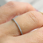 Kelly Ring With White Diamonds