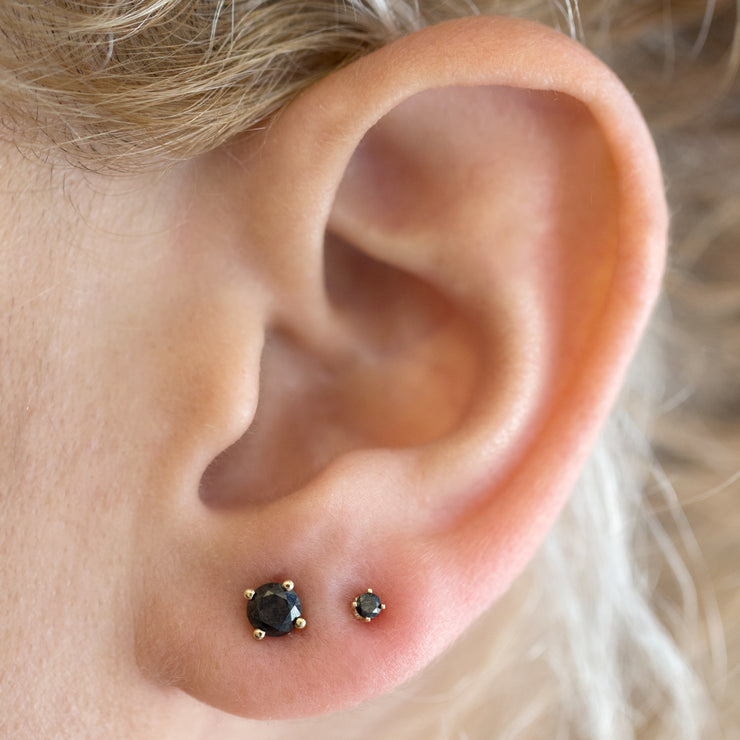 perfect gift black diamond earrings