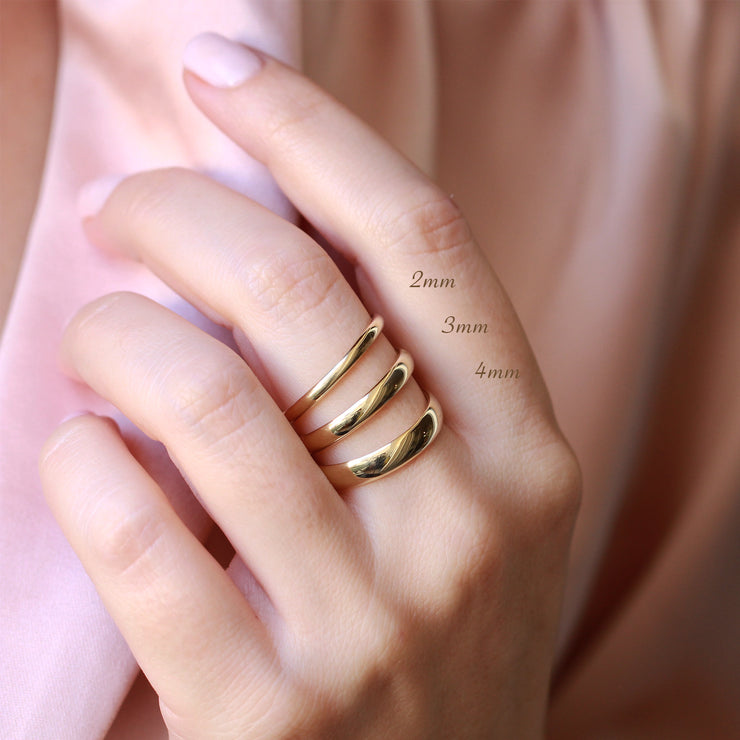 Jessie Gold Wedding Band - 2mm