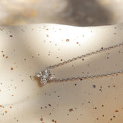 Valentina Gold Necklace White Diamonds